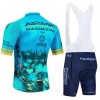 Cykeltøj + Cykelshorts 2024 Astana Qazaqstan Blå